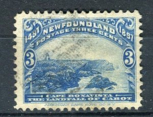 CANADA; NEWFOUNDLAND 1897 early Jubilee issue used 3c. value