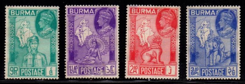 Burma - #66 - 69 Victory of Allied Nations set/4 - Unused NG