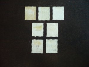 Stamps - Cyprus - Scott# 89,91-94,96,99 - Used Part Set of 7 Stamps