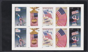 3780 Old Glory Pane MNH