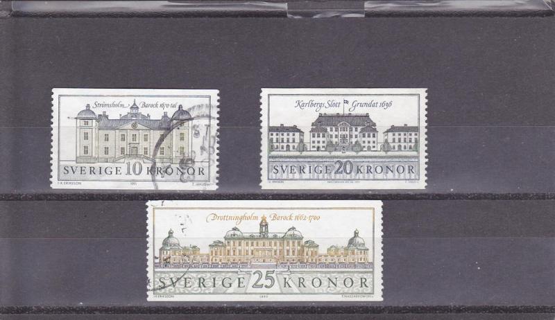 Sweden  Scott#  1601-2  Used