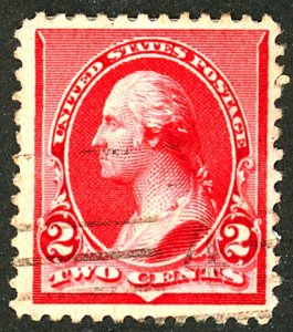 U.S. #220 USED CREASE