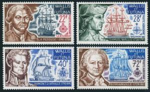 Wallis & Futuna C42-C45,MNH.Michel 242-245. La Perouse,Samuel Wallis,D'Urville,