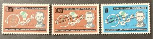 Togo 1963-64 #454,473-4, Century of Emancipation/JFK, MNH.