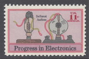 C86 11c US Air Mail Electronics Progress 1973 MNH