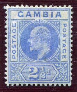 Gambia, Sc 45 2½d  1904-1909  MVLH