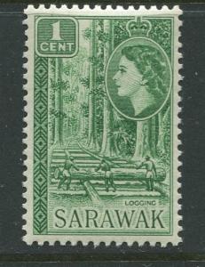 Sarawak -Scott 197 - QEII Definitives - 1955 - MNH - Single 1c Stamp
