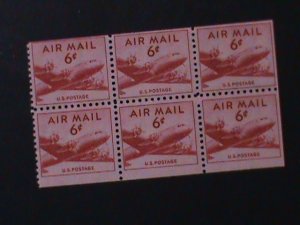 ​UNITED STATES-1949 SC#C39a- SKYMASTER -MNH-BOOKLET PANE-VF-75 YEARS OLD