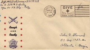 United States A.P.O.'s Soldier's Free Mail 1944 Philadelphia, Pa. 358th Infan...