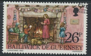 Guernsey  SG 266  SC# 253  Christmas First Day of issue cancel see scan