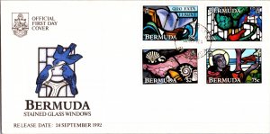 Bermuda, Worldwide First Day Cover, Art, Birds