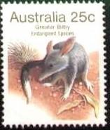 Greater Bilby, Endangered Species, Australia SC#789 MNH