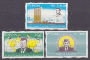 1966 Panama 938-940 John F. Kennedy / Satellites 6,50 €