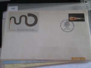 Canada #878 FDC music / instruments