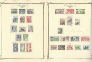 Czechoslovakia Stamp Collection on 50 Scott Specialty Pages, 1955-1966, JFZ