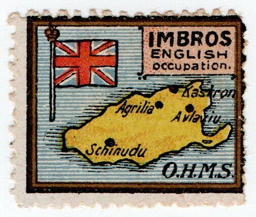 (I.B) Turkey (Great War) Cinderella : Imbros Island (Delandre)