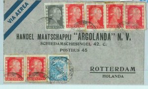94050 - ARGENTINA - POSTAL HISTORY - AIRMAIL COVER to the NETHERLANDS 1953 Evita