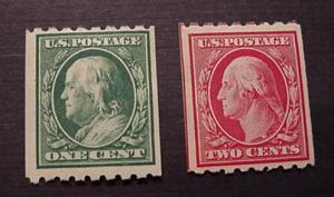 SCOTT #390-391    MINT   STAMPS     CV  $47.50    