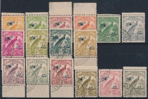 NEW GUINEA 1932 Undated Bird Airmails set ½d-£1.