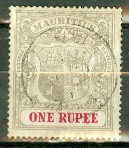 PS: Mauritius 136 used CV $65