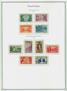 French Colonies 1892-1940 - Complete MINT Collection of 13 different Colonies /*