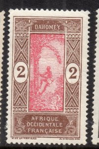 French Dahomey 1920s Early Issue Fine Mint Hinged 2c. NW-231264