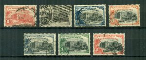 Chile 1923 #146 - 152 (Short Set) U SCV (2022) = $2.40