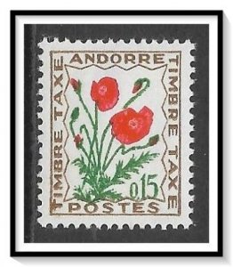 Andorra French #J48 Postage Due MNH