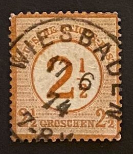 [AG] Germany 1874 Sc #27 Mi 29 USED Mi-CV 70$