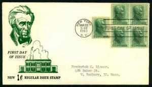 #1209 Andrew Jackson - Centennial Cachet