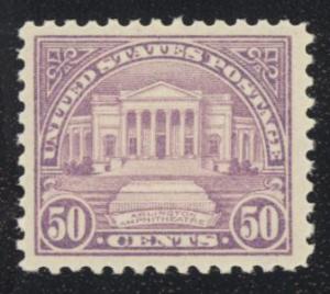 #570, Mint, XF-OG-NH. Cat $80