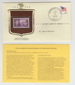 932 FDR Franklin D Roosevelt w/ Historic Stamps America Commemorative Cover