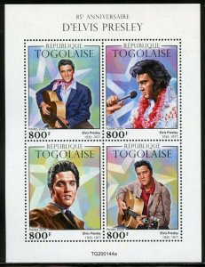 TOGO 2020  85h ANNIVERSARY  OF ELVIS PRESLEY SHEET MINT NEVER HINGED