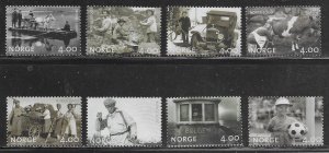 Norway Scott #'s 1228 - 1235 MNH