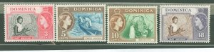 Dominica #157-160 Mint (NH)