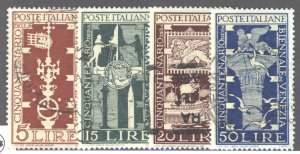 Italy, Scott #510-13, Used, complete set