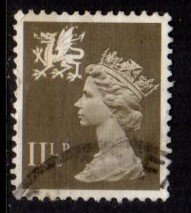 Great Britain - Wales - #WMMH16 Machin Queen Elizabeth - Used