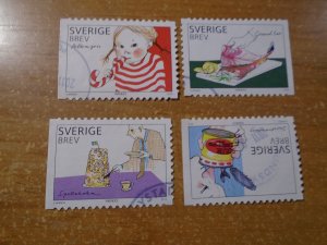 Sweden  #  2645a-d   used