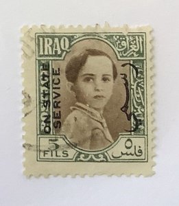 Iraq  1942 Scott o119 used - 5f,  King Faisal II