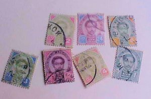 THAILAND STAMP  #11-17    USED cat.$27.00