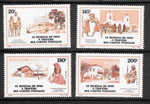 Senegal #794-97 MNH Set of 4 Singles Collection / Lot