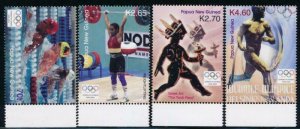 PAPUA NEW GUINEA 1132-1135 MINT NH 2004 OLYMPICS