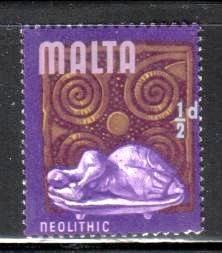 Neolithic, Sculpture of Sleeping Woman, Malta SC#312 MNH