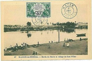 14793 - SENEGAL AOF - postal history - POSTCARD stamped MATAN 1934-