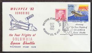 Wolvpex 82 Columbia Space Shuttle 1982 cover BIN 16762
