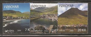 Faroe Islands SC 467-9 Mint, Never Hinged