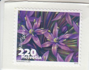 2013 Switzerland Leek Blossoms (Scott 1462) MNH