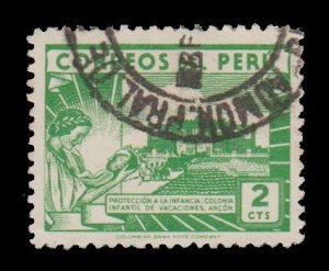 PERU SCOTT # 410. USED. # 3