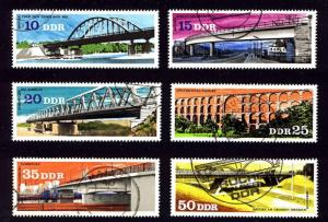 DDR Sc# 1757-92  1976 Bridges set CTO