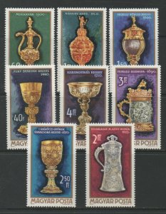 Thematic Stamps Art - HUNGARY 1970 GOLDSMITHS 8v 2554/61 mint